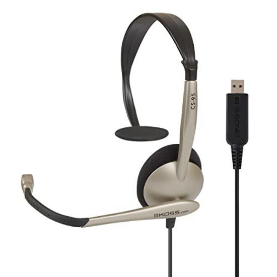 Picture of Koss Communications USB Headset with Microphone (CS95-USB),White