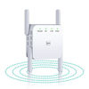 Picture of WiFi Range Extender, 1200Mbps WiFi Repeater Wireless Signal Booster, 2.4G & 5G High Speed Internet Amplifier with LAN/WAN Port 360° Full Wi-Fi Coverage, (White)