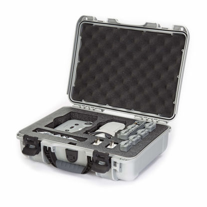 Picture of Nanuk 910 Waterproof Carry-on Hard Case with Foam Insert for DJI Mavic Mini 2 Fly More - Silver