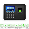 Picture of LIBO Biometric Fingerprint Time Attendance Machine Employee Checking-in Payroll Recorder Clock System, 2.4inch Screen, Support USB Record, 600 User Fingers for Factory Office Employee Checking-in