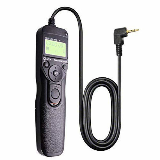 Picture of Foto&Tech LCD Timer Shutter Release Remote Control Cord Compatible with PENTAX 645Z, 645D, K1, K3, K5, K5 II, K30, K50, K500, K7, K110D, K100D, K100D Super, K200D, K10D, K20D
