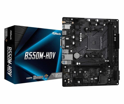 Picture of ASRock B550M-HDV Supports 3rd Gen AMD AM4 Ryzen™ / Future AMD Ryzen™ Processors Motherboard