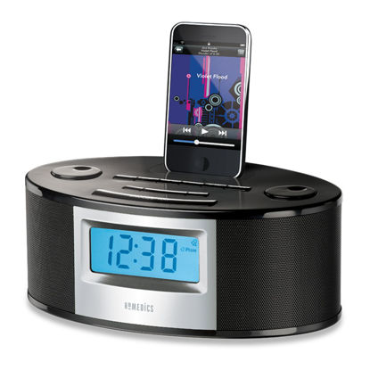 Picture of HoMedics SS-6510BLK SoundSpa Fusion Clock Radio with iPhone / iPod Docking Station ("IPHONE NOT INCLUDED")