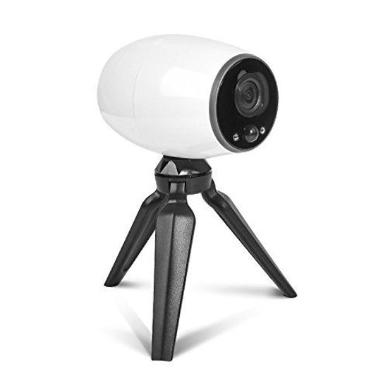 Picture of Battery Powered Wireless Outdoor Security Camera with Smartphone App,WiFi Home Surveillance IP Camera for Baby/Elder/Pet/Nanny Monitor,Two-Way Audio Night Vision,with Tripod(Without Battery)