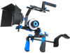 Picture of SunSmart DSLR Rig Video Camera Shoulder Mount Rig Support with Follow Focus, Matte Box, Adjustable Platform, Top Handle and C-Shape Support Cage