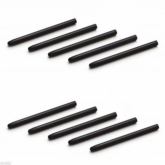 Picture of 10 pcs Black Standard Pen Nibs Fits for WACOM CTL-490, CTL-690, CTH-490, CTH-690