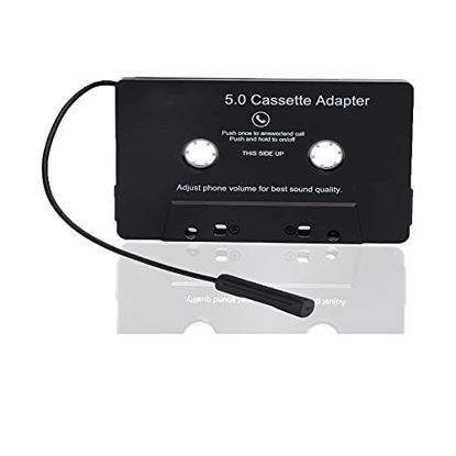 Picture of Estink Bluetooth Cassette Adapter,Car Bluetooth 5.0 Tape Converter,Mp3 Player Audio Converter for Car with Built?in Microphone,USB Charging,Manual Button Control