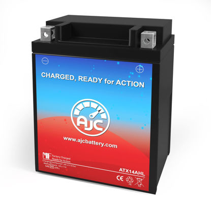 Picture of Power Max CB14L-A2 Powersports Replacement Battery - This is an AJC Brand Replacement