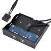 Picture of Front Panel Floppy Drive, Durable USB 2.0 Floppy Drive Front Panel, for Desktop Host No Front USB Interface