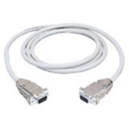 Picture of Black Box 50-Ft Rs232 Shielded Null Modem Cable Metal Hood Db9 Male/Female - EYN257T-0050-MF