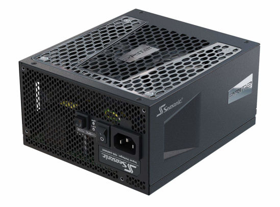 Picture of Seasonic PRIME PX-1000, 1000W 80+ Platinum, Full Modular, Fan Control in Fanless, Silent, and Cooling Mode, Perfect Power Supply for Gaming and High-Performance Systems, SSR-1000PD.