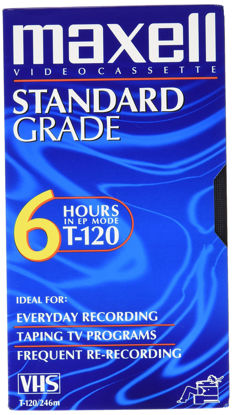 Picture of 12 Pack All-Purpose Standard Grade 6 Hour VHS Videotape Cassette by MAXELL (Catalog Category: Presentations & Meeting Supplies / Audio Visual)