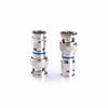 Picture of BNC Compression Connector for RG6 Coaxial Cable - Pack of 25 - Solid Construction with High Grade Metals - Male BNC Connectors for CCTV, SDI, HD-SDI, Siamese, Security Camera