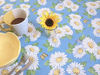 Picture of Covers For The Home Deluxe Elastic Edged Flannel Backed Vinyl Fitted Table Cover - Daisy Pattern - Square - Fits Tables up to 46" Square