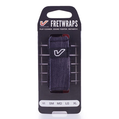 Picture of Gruv Gear FretWraps Wood 'Ebony' String Muter 1-Pack (Large) (FW-1PK-DRK-LG)