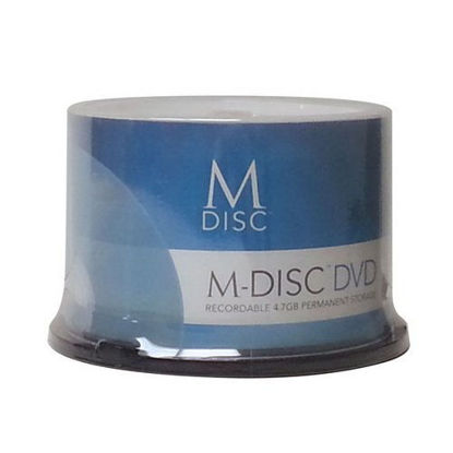 Picture of M-DISC 4.7GB DVD+R Permanent Data Archival Backup Blank Disc Media - 50 Pack