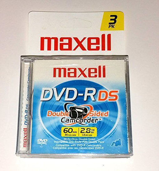 Picture of Maxell DVD-R Double Sided 2.8 GB 3pack Media for Camcorders