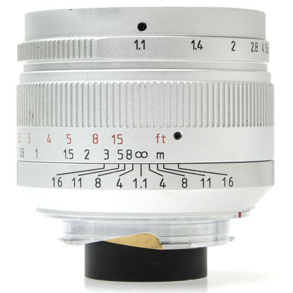 Picture of 7Artisans 50mm F1.1 Leica M Mount Fixed Lens for Leica M-Mount Cameras Mirrorless Camera Lens(Silver)