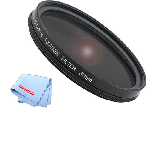 Picture of Tronixpro 37mm Pro Series High Resolution Polarized Filter + Microfiber Cloth