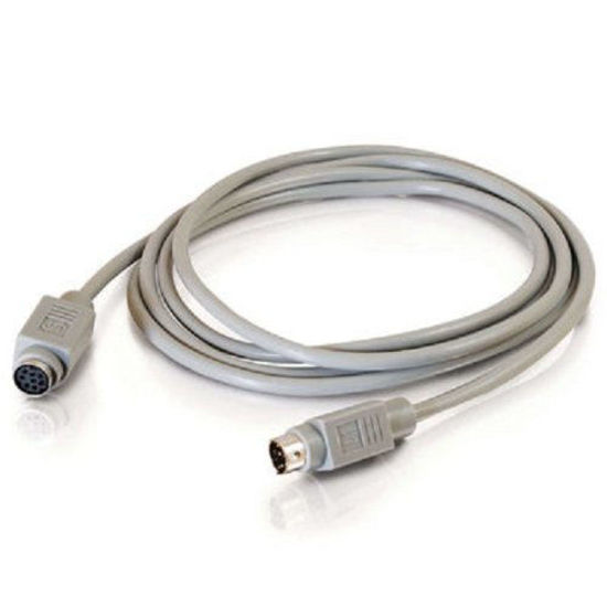 Picture of C2G 09569 8-Pin Mini-DIN M/F Serial RS232 Extension Cable, Beige (10 Feet, 3.04 Meters)