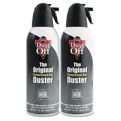 Picture of Dust-Off DSXLPW Disposable Duster, 10 oz. - 2 Count w/Bonus Wipe
