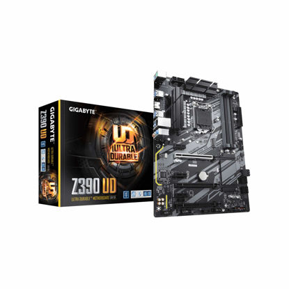 Picture of GIGABYTE Z390 UD (LGA 1151 (300 Series) Intel Z390 SATA 6Gb/s ATX Intel Motherboard for Cryptocurrency Mining with above 4G Decoding, 6 x PCIe Slots)