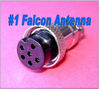 Picture of 6 Pin CB Ham Radio Microphone Female Plug End