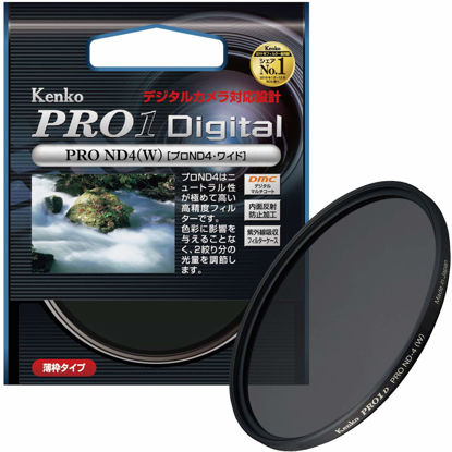 Picture of Kenko 62mm PRO1D Pro ND4 Slim Frame Camera Lens Filters