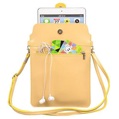 Picture of 8 Inch PU Leather Universal Shoulder Pouch Bag for 7 7.9 8 8.3 8.4 inch Tablet (Beige)