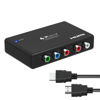 Picture of HDMI to Component Converter with HDMI Cable, PORTTA HDMI to RGB Adapter, 5RCA HDMI to YPbPr Video Converter, Support 1080P 60Hz for PS3 PS4 Xbox TV Monitor Projector