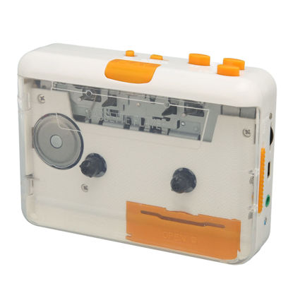 Picture of Diydeg Portable Cassette Player Recorder, USB Cassette Tape Player Captures MP3 Audio Music, Cassette to MP3 Converter with Earphone, Compatible with Laptops Computers