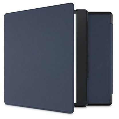 Picture of kwmobile Case Compatible with Kobo Elipsa - Book Style PU Leather e-Reader Cover Folio Case - Dark Blue