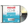 Picture of MAXELL 648210 CD-R Discs, 700MB/80min, 48x, w/Slim Jewel Cases, Silver, 10/Pack