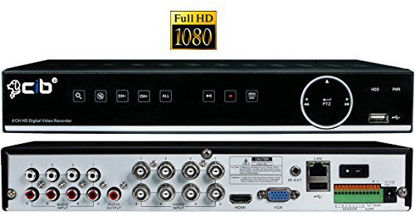 Picture of CIB Pro 8CH 1080P TVI/AHD DVR System Included 2TB. Smart Search Playback, Supports eSATA External Storage Capability up to 32TB. Also Supports 4CH 5MP IP Cameras with Network Connection.