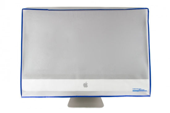 Picture of Dust and Water Resistant Silky Smooth Antistatic Vinyl iMac Monitor Dust Cover for 24" iMac 24W x16H x3(Top)/8(Bottom) D