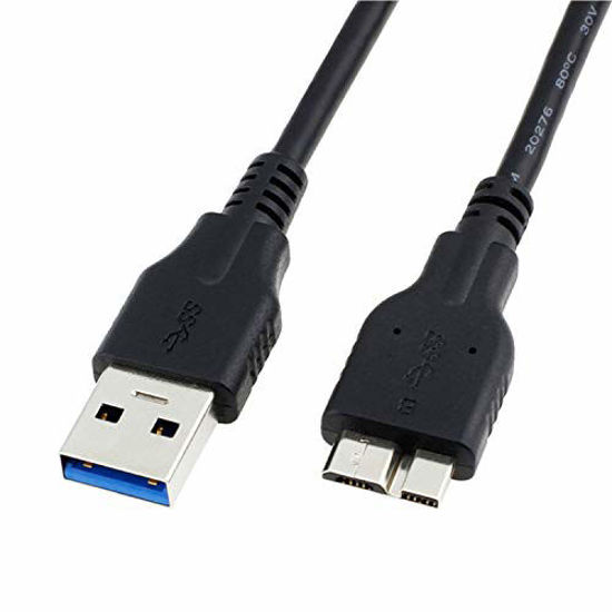 Picture of KUTENG UC-E14 USB 3.0 Replacement Cable, Data Synchronization Cable, Photo Transmission Cable, Suitable for Nikon Digital SLR D5, D500, D810, D810A, D850, D800, D800E (3.9ft)