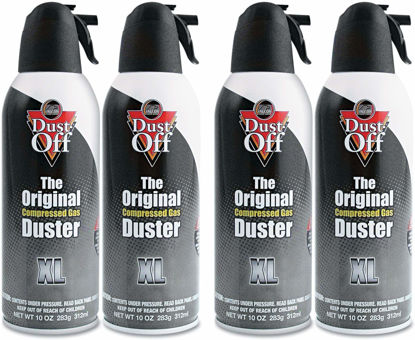 Picture of Dust-Off Disposable Compressed Gas Duster, 10 oz Cans, 4 Pack (1430182)