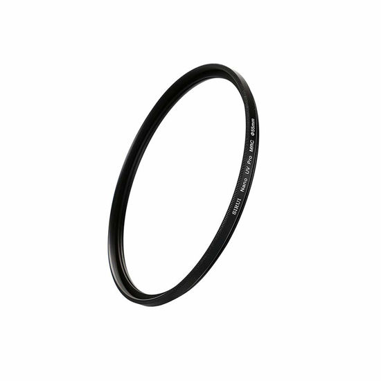 Picture of SIRUI SUUV55A 55mm Aluminum Ultra Slim S-Pro Nano MC Ultraviolet Protection Lens Filter for Camera Lenses, Black,Waterproof and Scratch Resistant- Ideal for Professional Outdoor Photography