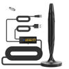 Picture of ATEMNK TV Antenna, Indoor Amplified HDTV Digital Antenna Up to120 Miles Range Support 4K 1080P VHF UHF Antenna with Signal Booster