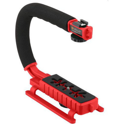 Picture of Vello ActionPan Professional Grade Stabilizing Action Grip/Handle (Red)