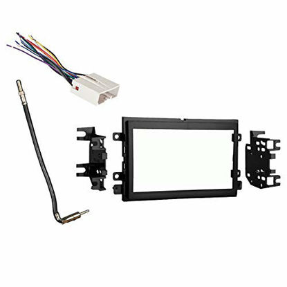 Picture of Compatible with Ford F 150 2007 2008 Double DIN Stereo Harness Radio Install Dash Kit Package