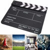 Picture of Movie Clapboard, Acrylic Movie Director Scene Clapper Board TV Action Board Film Cut Prop with Pen for Shoot Props, Clapperboard(Black and White Blackboard PAV1BBE, Animal)