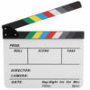 Picture of Movie Clapboard, Acrylic Movie Director Scene Clapper Board TV Action Board Film Cut Prop with Pen for Shoot Props, Clapperboard(Color whiteboard PAV1, Animal)