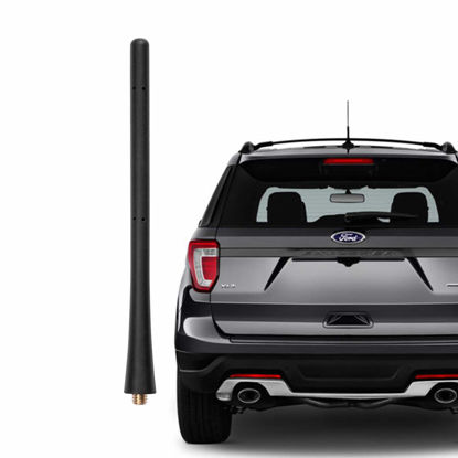 Picture of AMFRNE HM5Z-18813-A Direct Replacement for 2008-2019 Ford Focus Flex Fusion Explorer Fiesta Escape C-Max, 2007-2012 Mercury Milan, 2010-2019 Lincoln MKT 7" Roof Radio Antenna Aerial DS7Z-18813-A