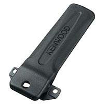 Picture of Kenwood KBH-10 Spring Action Belt Clip For Use With Kenwood TK-2200 or 3200 Pro Talk Two-Way Radios, Attached To a Belt Carrying/Transport Options, Plastic Material