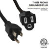 Picture of Go Green Power (GG-13708BK) 16/3 8’ SJTW Outdoor Extension Cord, Black, 8 Ft