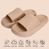 Picture of Cloud Slippers for Women and Men, Rosyclo Massage Shower Bathroom Non-Slip Quick Drying Open Toe Super Soft Comfy Thick Sole Home House Cloud Cushion Slide Sandals for Indoor & Outdoor Platform Shoes