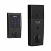 Picture of SCHLAGE BE469ZP CEN 622 Connect Smart Deadbolt with alarm with Century Trim in Matte Black, Z-Wave Plus enabled