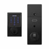 Picture of SCHLAGE BE469ZP CEN 622 Connect Smart Deadbolt with alarm with Century Trim in Matte Black, Z-Wave Plus enabled