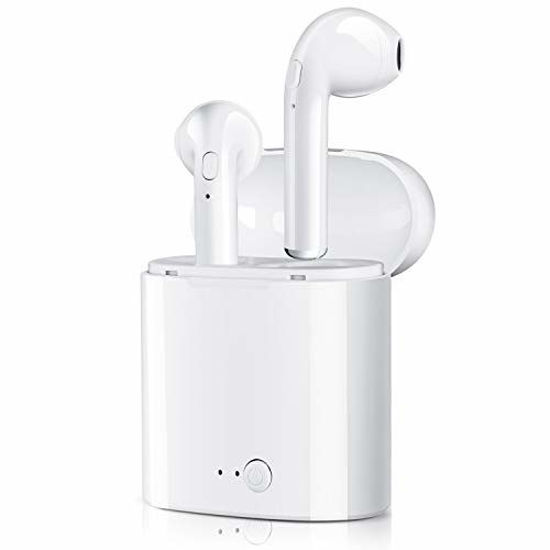 Picture of Bluetooth Headphones, Wireless Earbuds Headphone Stereo in-Ear Noise Canceling Headset with 2 Wireless Built-in Mic Earphone and Charging Case